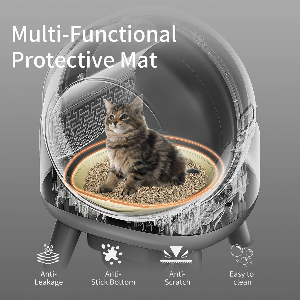 Pet Harmony Supplies Self Cleaning Litter Box Multi Cat