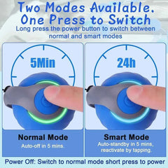 Interactive Cat Toy Ball - Automatic Interactive Cat Toys for Indoor Cats with 3 Tails, 2 Speeds Rechargeable Cat Enrichment Toy