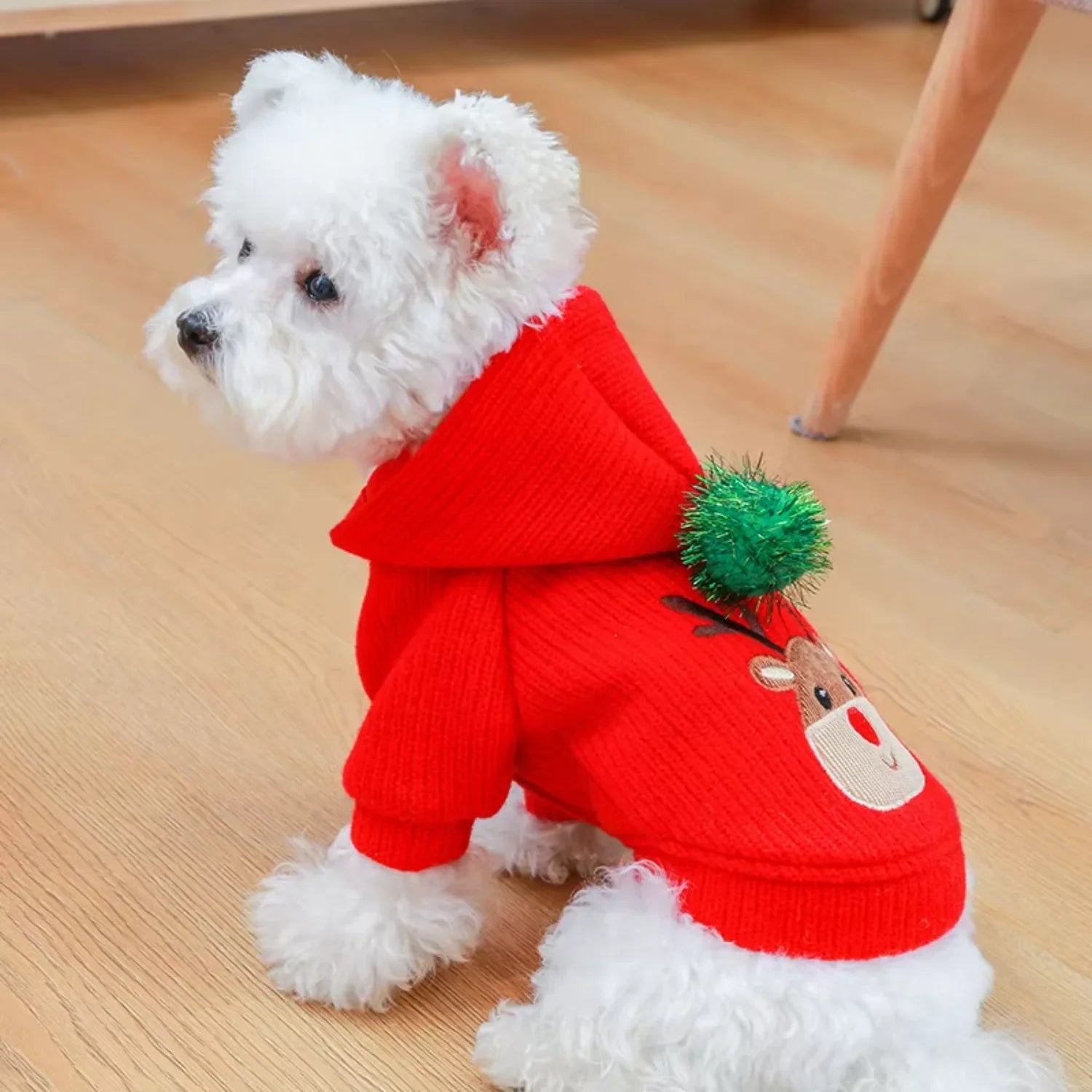 Pet Skirt Dress Warm Winter Christmas  Small Dog Clothes