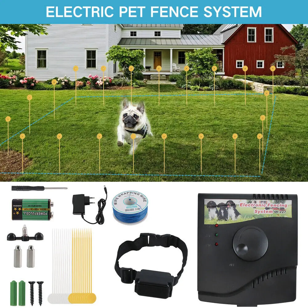 Waterproof Electric Dog Fence System With Containment Shock Collar