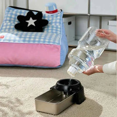BOOTEELY Pet Water Dispenser 4L Gravity Set Automatic Water Dispenser for Dogs Cats Pets Animals Large Capaci