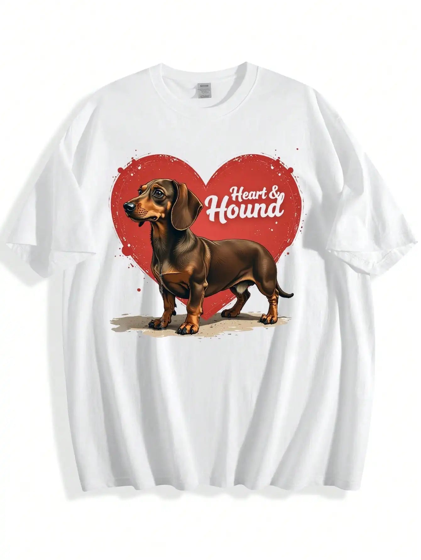 Pet Harmony Supplies Womens Heart And Hound Graphic Tee