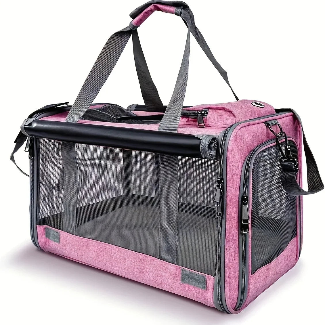 Breed Soft Sided Airline Pet Carrier for Dogs Travel Ready