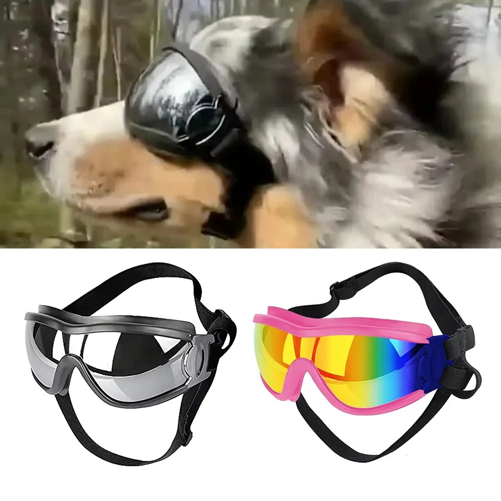 Adjustable Dog Goggles Anti UV Sunglasses Eye Protection