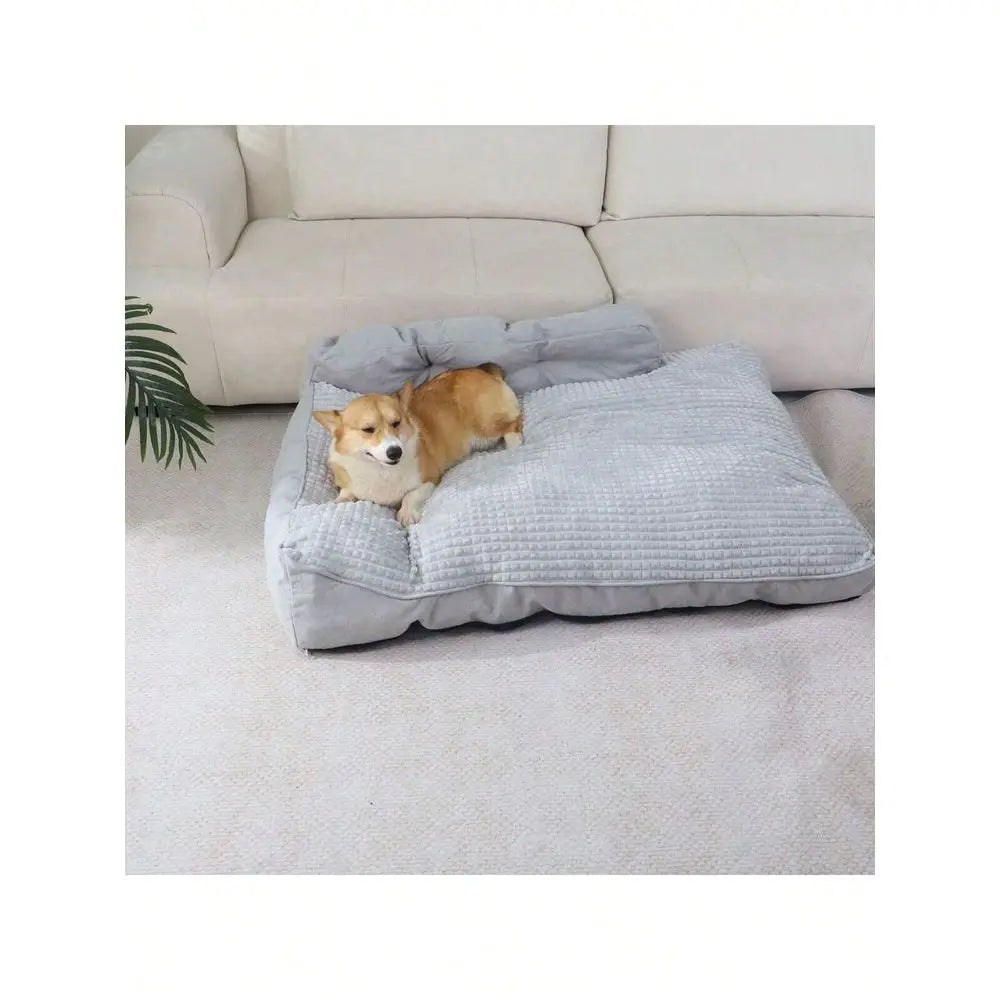 Dog Bed Made From 100 Percent Cotton Breathable Anti Slip