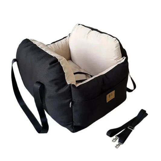 Dog Car Seat With Safety Belt Four Season Universal Cushion