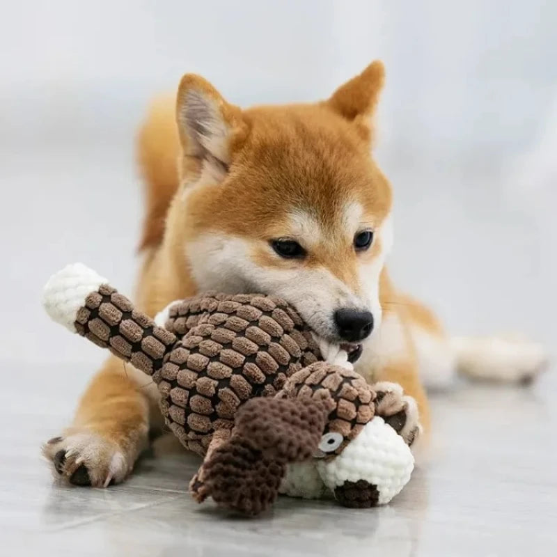 Plush Squeaky Puppy Chew Toys For Small Dogs Donkey Design