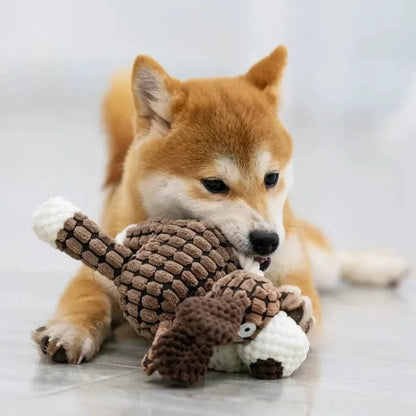 Plush Squeaky Puppy Chew Toys For Small Dogs Donkey Design