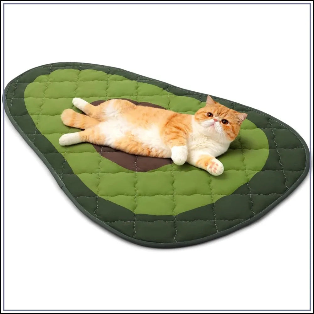 Dog Cooling Mat Avocado Design Self Cooling Waterproof Bed