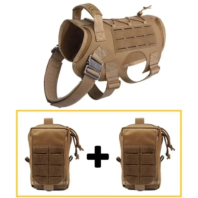 Pet Harmony Supplies Military Dog Harness K9 Training Vest