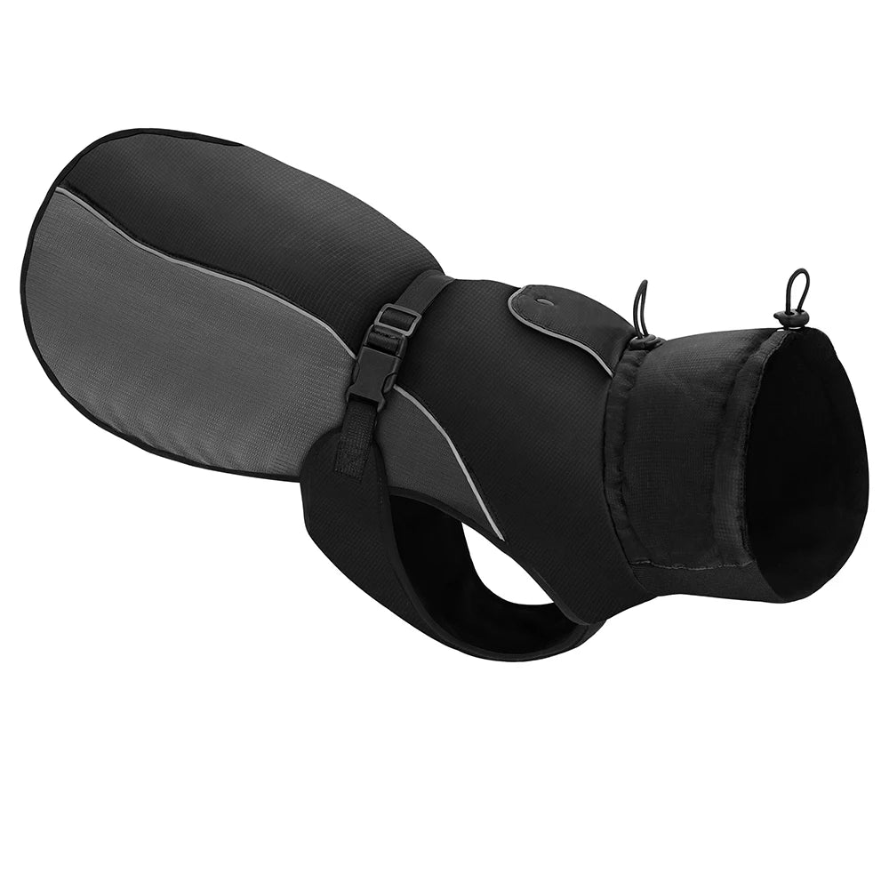 Waterproof Reflective Raincoat For Dogs With Soft Lining Jacket