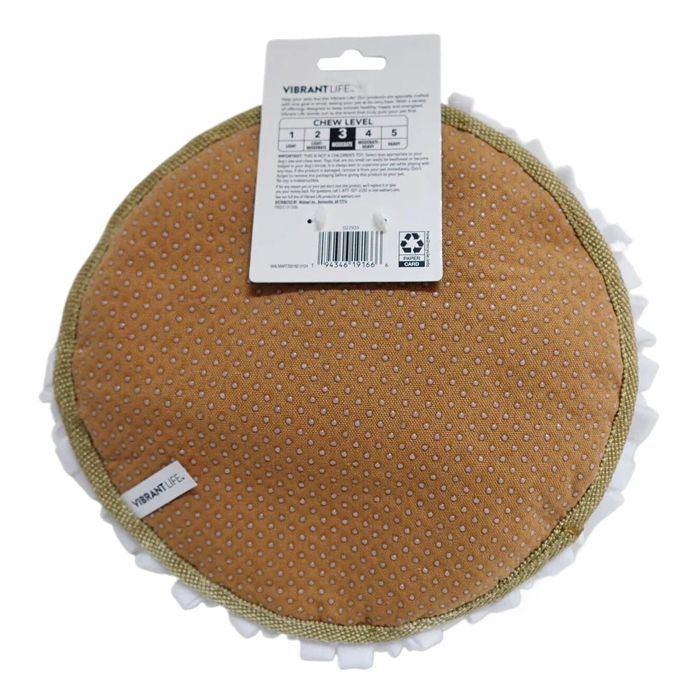 Wildlife Snuffle Fox Mat 10inch Dog Toy Chew Treat Dispenser Non-Slip Polyester Durable Fun Feeding Mat Dogs