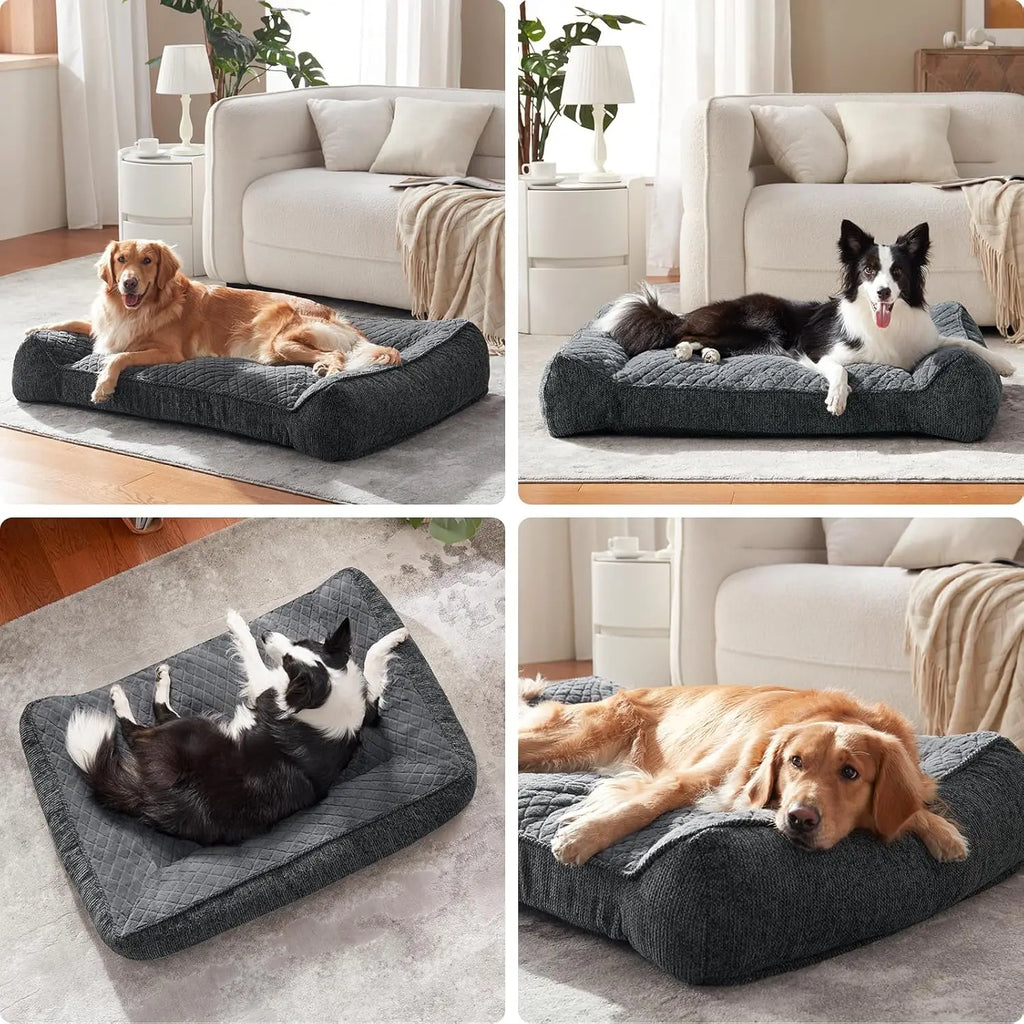 Orthopedic Dog Bed With Sides For Comfort And Support