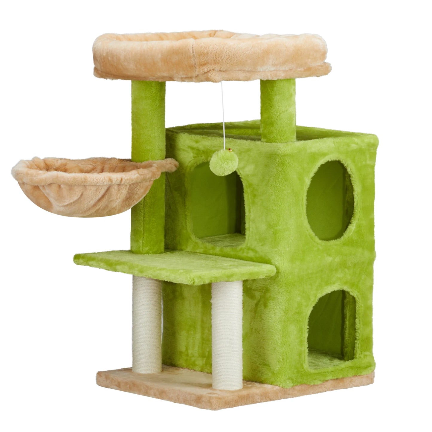 Guangdong CatTree Tower Indoor Cats ActivityCenter PlayHouse Hammock PetCondo PlayArea