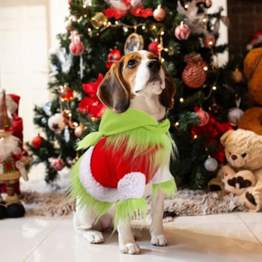 High-concerned Chemical Dog Christmas Hoodie Costume For Pets
