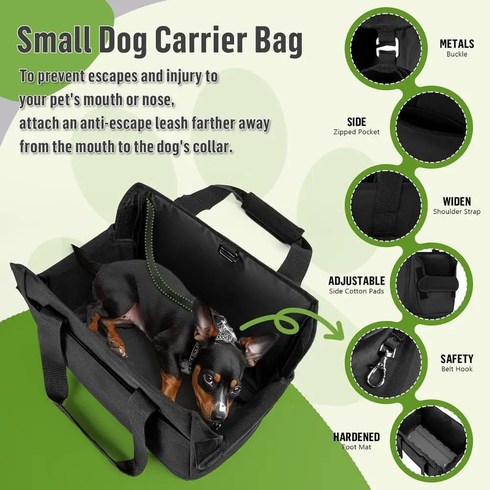 Expandable Soft Dog Carrier Bag Sling for Small Dogs
