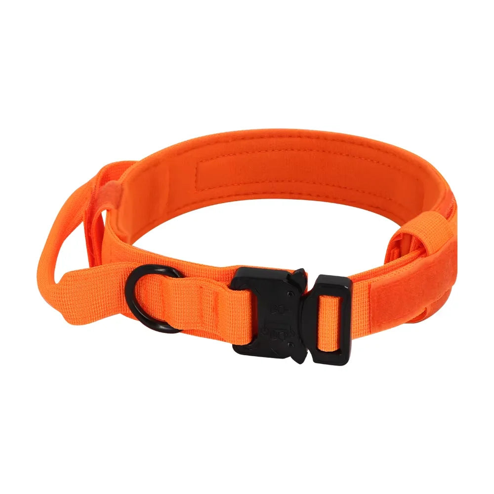 Adjustable Tactical Dog Training Collar And Leash Set Control Handle
