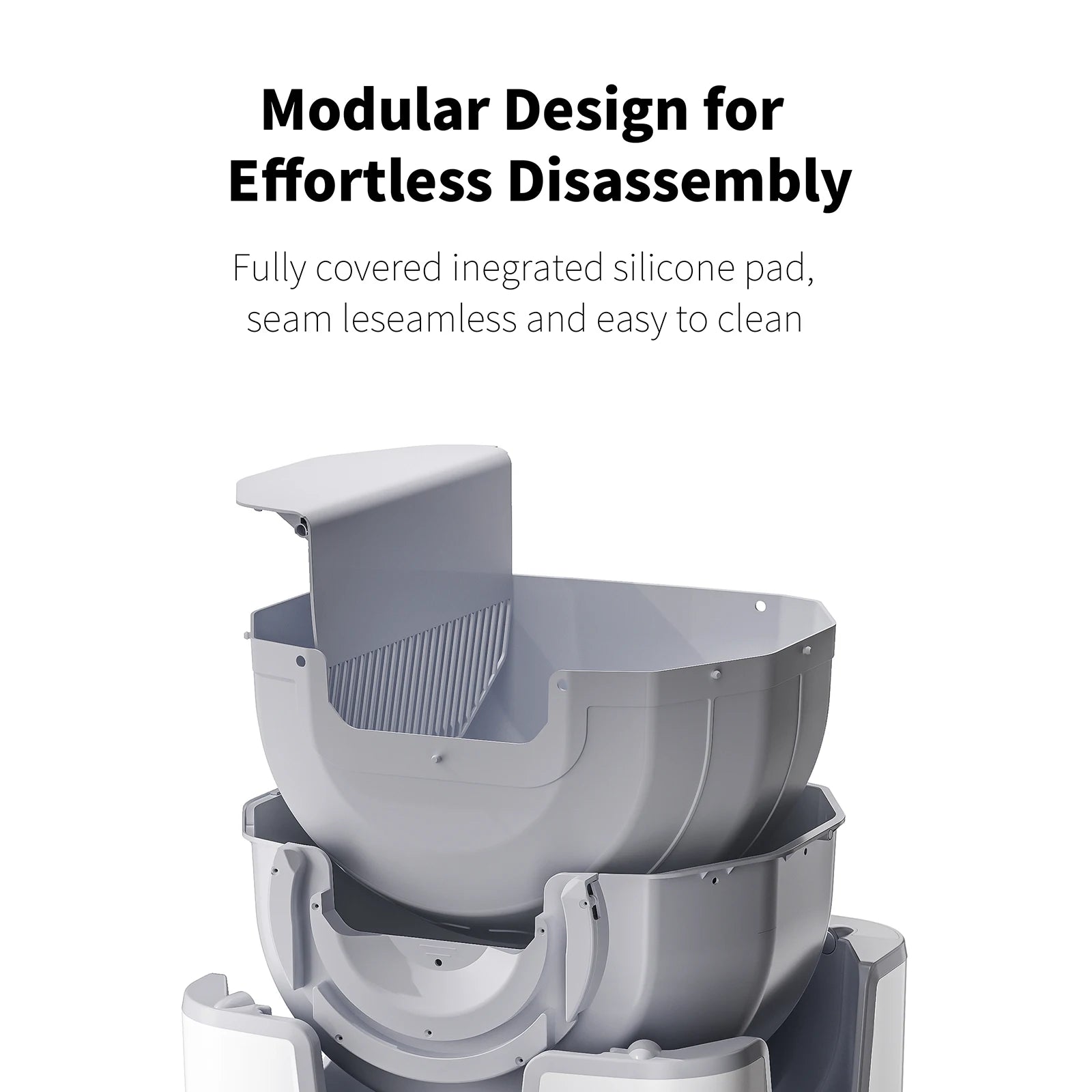 Furoomate F6 Self Cleaning Litter Box Open Top Cat Auto