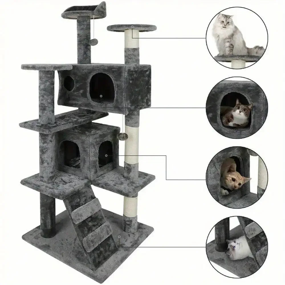 Cat Tree Tower Activity Center for Indoor Cats and Kittens