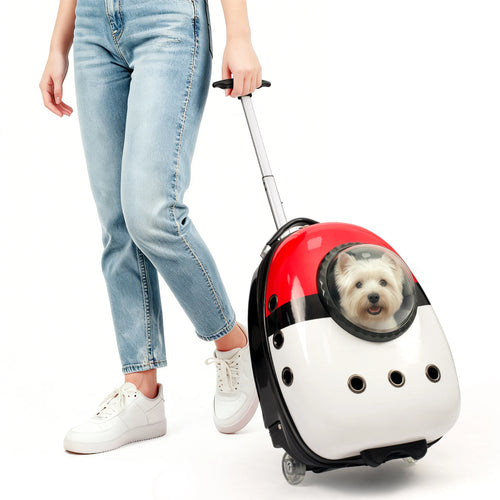 2 In 1 Cat Carrier Backpack Suitcase For Pets Travel
