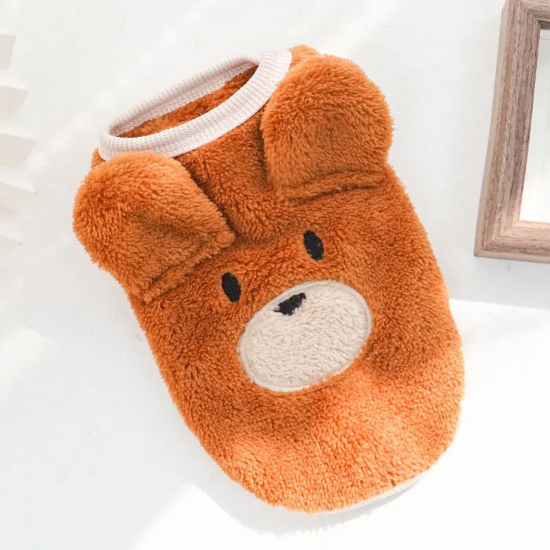 Kajipet Soft Flannel Dog Winter Vest Warm Puppy Cat Jacket
