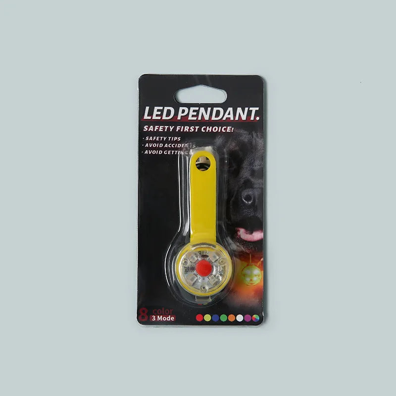 Guangdong LED Pet Tracking Pendant For Dogs USB Rechargeable Light