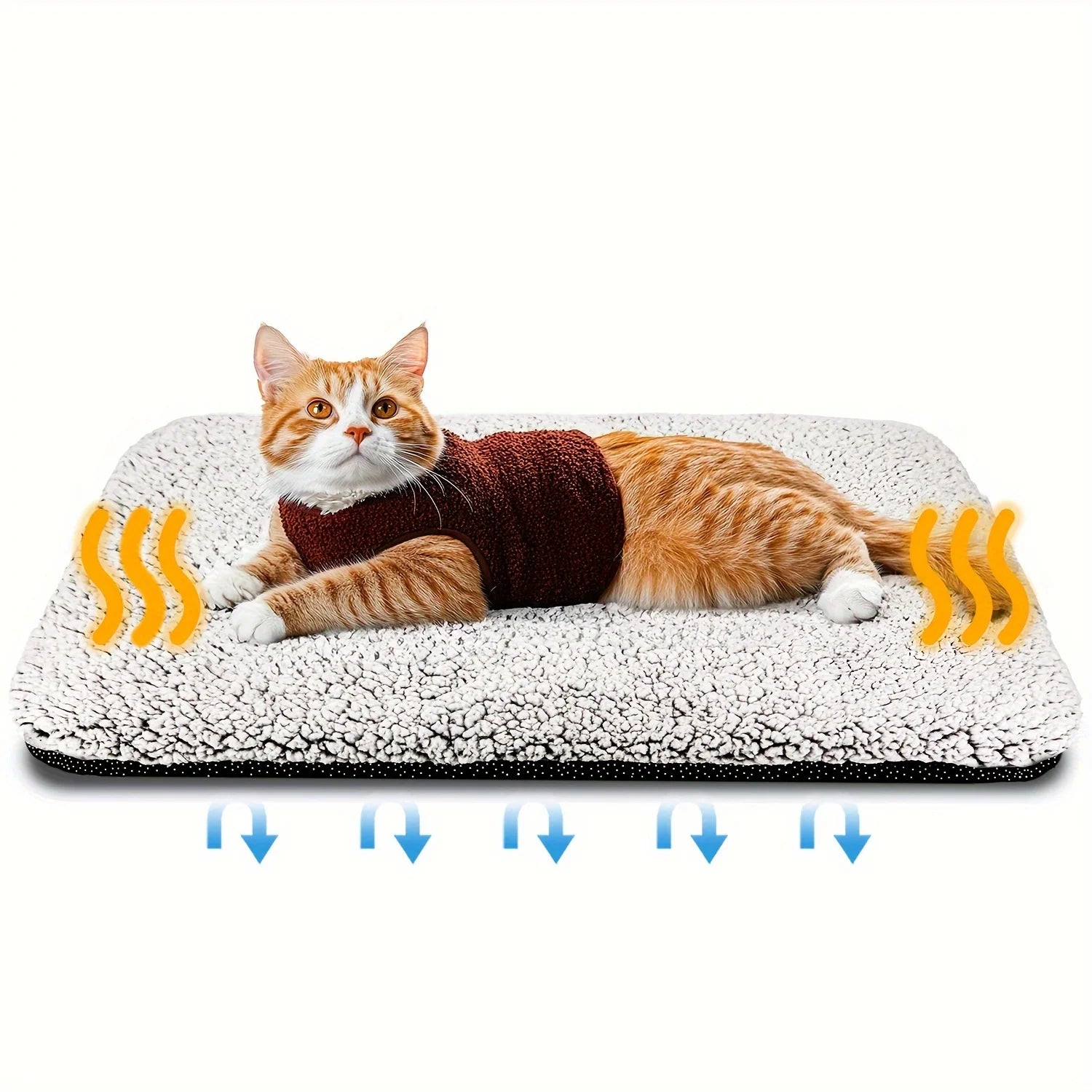 Self Heating Pet Pad With Thermal Core For Cats Dogs