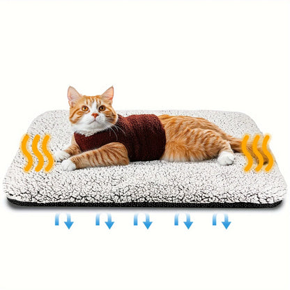 Self Heating Pet Pad With Thermal Core For Cats Dogs