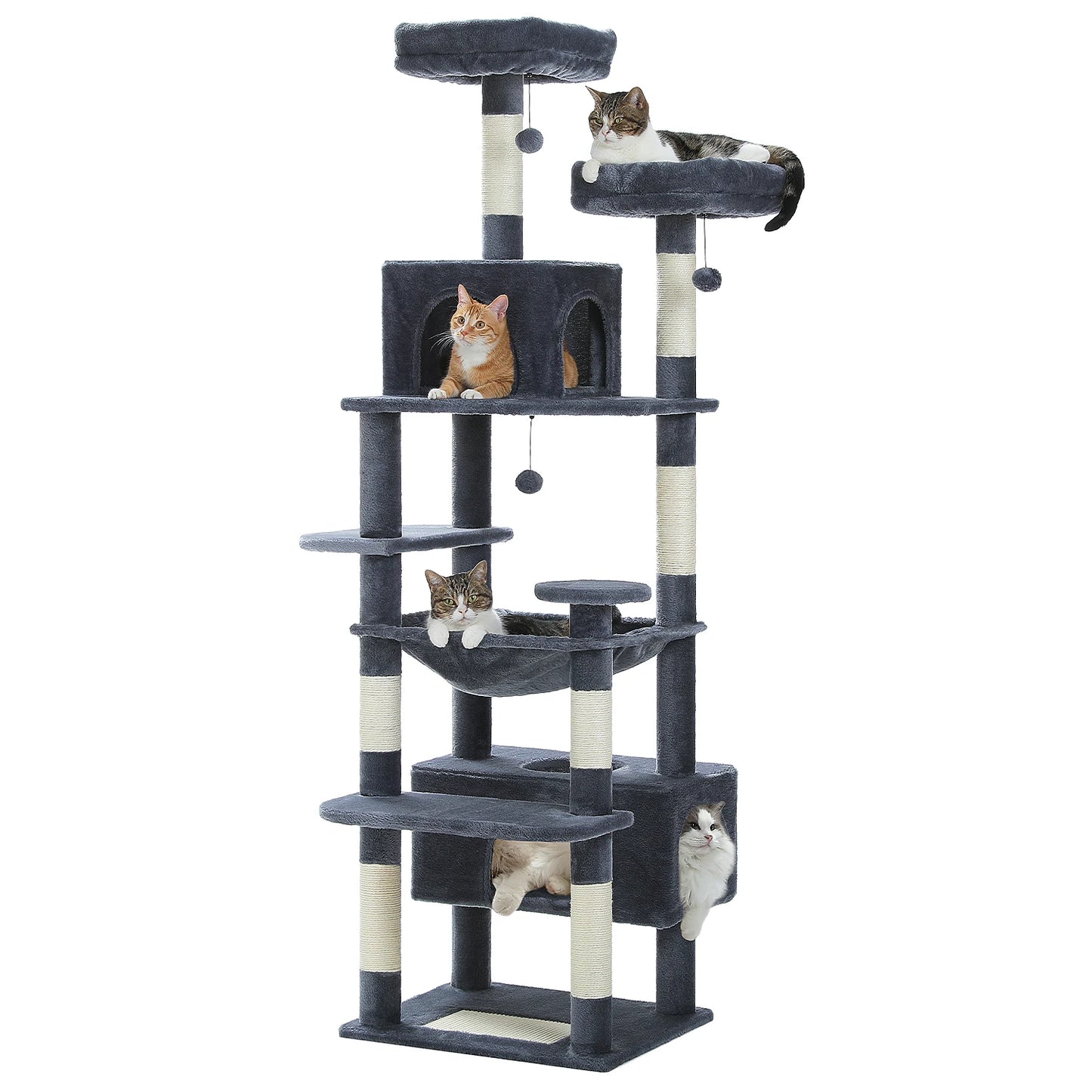 PAWZ Road Cat Tree And Tower For Cats With Sisal Posts
