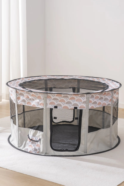 Foldable Mesh Ventilated Circular Cat Nest Outdoor/Indoor for both Dogs and Cats Extra-large and Comfortable Cat Birthing House