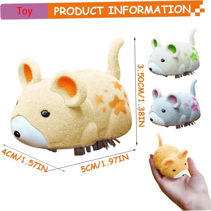 Macroupta Interactive Cat Toy Mouse Self Moving Obstacles Pet Supplies