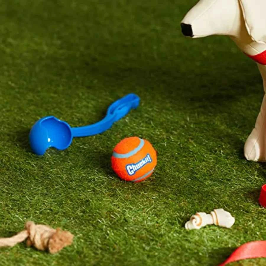 Dog Ball Launcher 12M with 12" Handle Length for Medium 2.5" Dog Balls For Dogs 20-60 lb, Plastic Pet Fetch Ball Thrower, Perfe