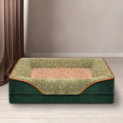 Jiangsu Removable Washable Dog Bed With Raised Edges