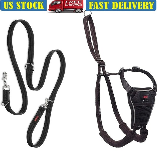 No Pull Dog Harness Adjustable Reflective Training Leash