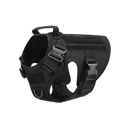 PETRAVEL Tactical Dog Harness Leash Molle Pouches For German Shepherds