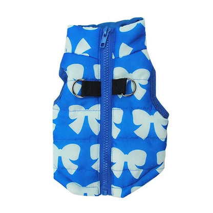Dog Clothes Winter Camo Skull Butterfly Leopard Vest Coat Warm Pet Hoodie Jacket for Small Medium Dogs  Fashion Puppy Outfit