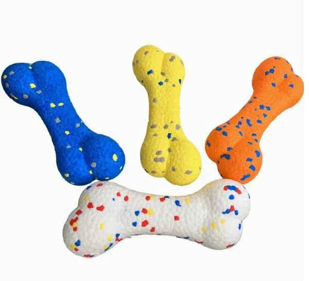 Bite Resistant Solid Dog Ball Toy High Elasticity Interactive Play