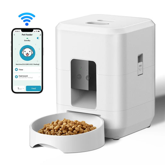 Smart Pet Feeder Automatic 2L Cat Feeder Dog Slow Food Machine with Time Quantitative Automatic Cat Food Dispenser Cat Dog Bowl