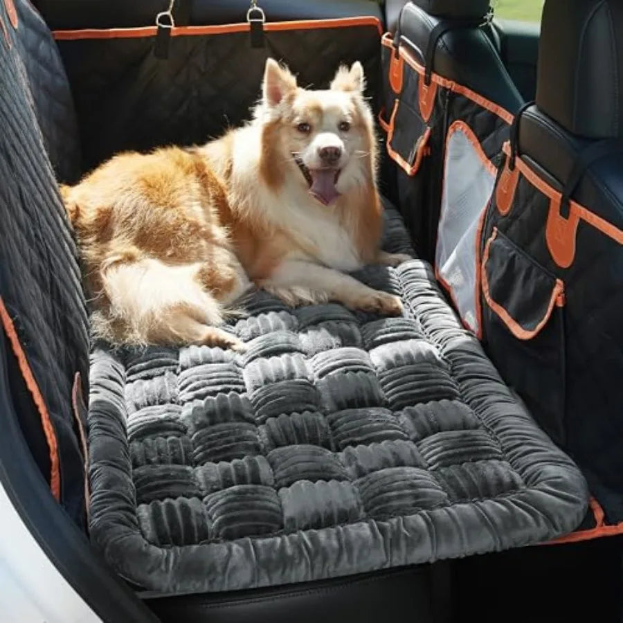 Backseat Pet Bed Mat for Car NonSlip Travel Pet Mat