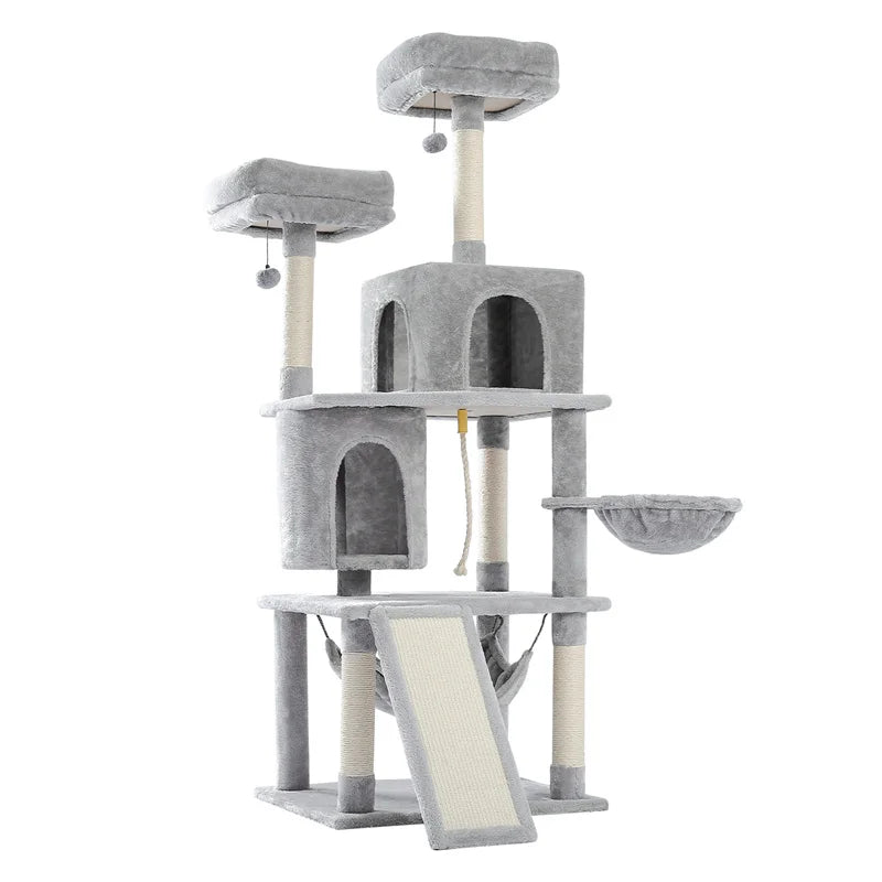 Multi Level Cat Tree Tower With Scratching Post Condo