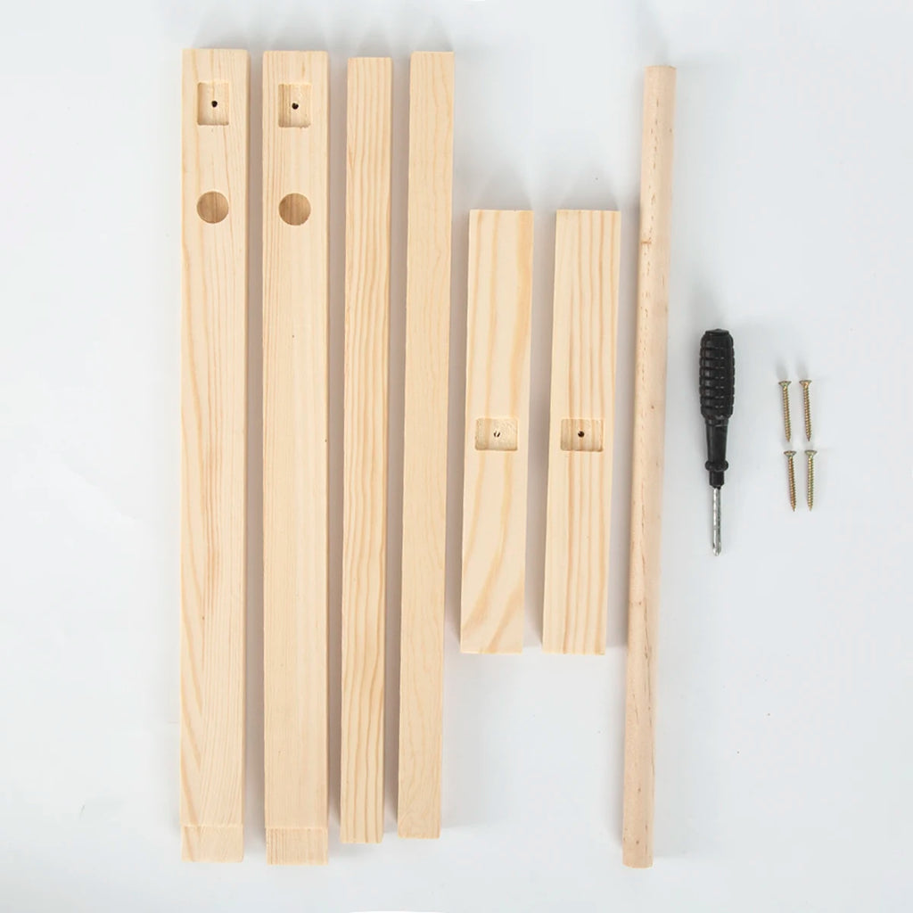 Solid Wood Pet Floor Hanger Dog Wardrobepet Dog Hanger Small Clothes Storage Rack Puppy Cat Wardrobe Coat Support Rack