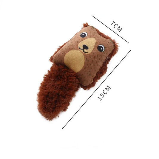 Guangdong Cartoon Fox Cat Toy Raccoon Squirrel Catnip Mint Plush