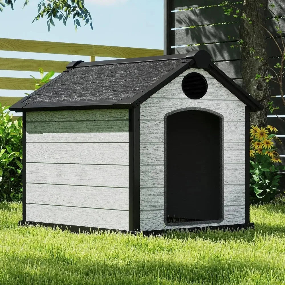 Outdoor Weatherproof Insulated Igloo Dog House For All Weather Use