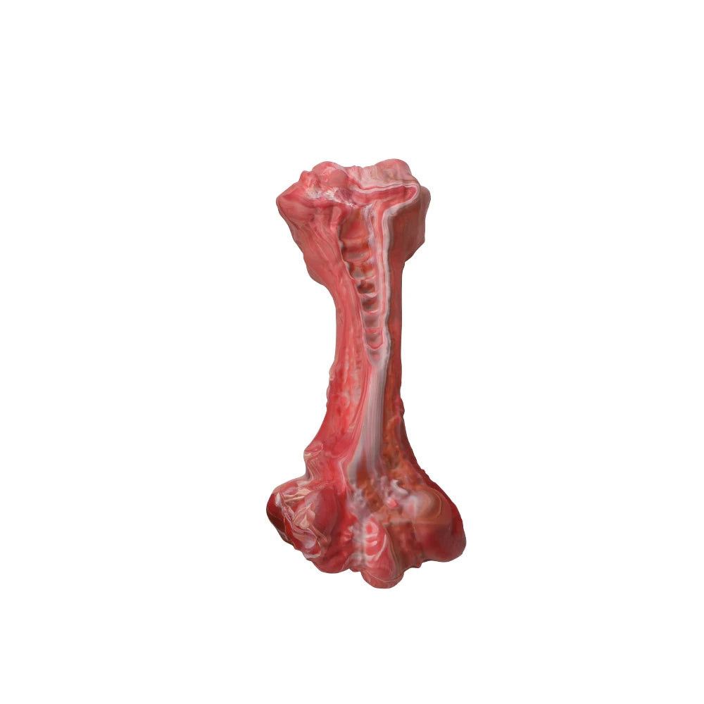MASBRILL Bone Shaped Rubber Chew Toy For Aggressive Chewers