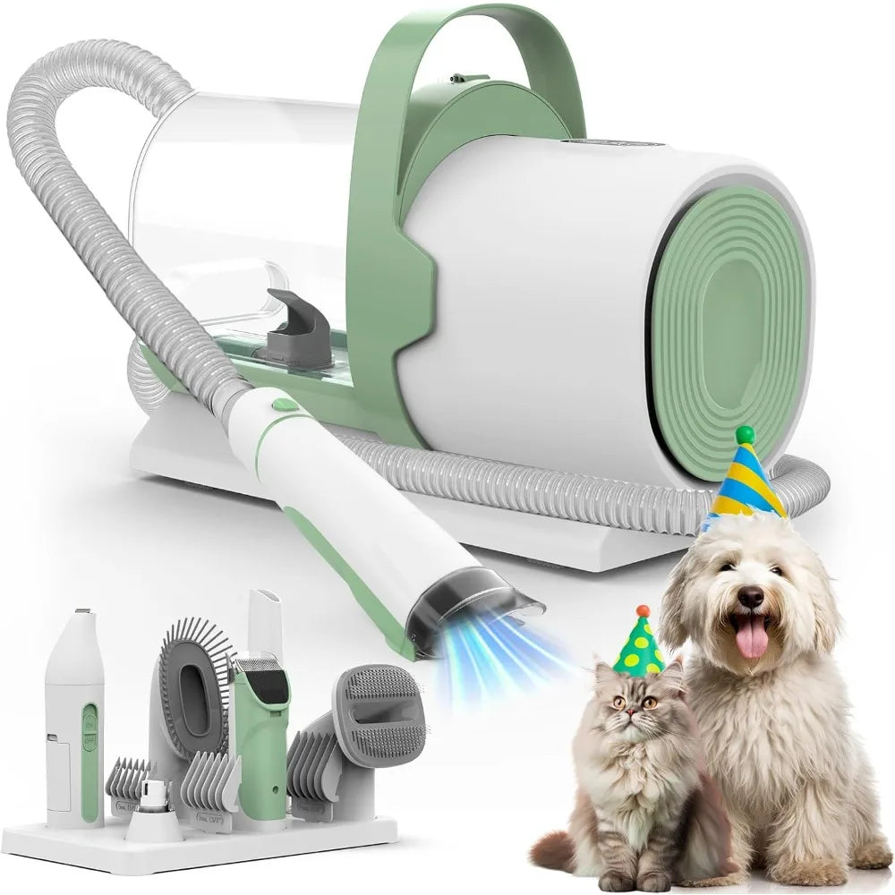 XMSJ Dog Grooming Vacuum Kit With Clipper Nail Trimmer