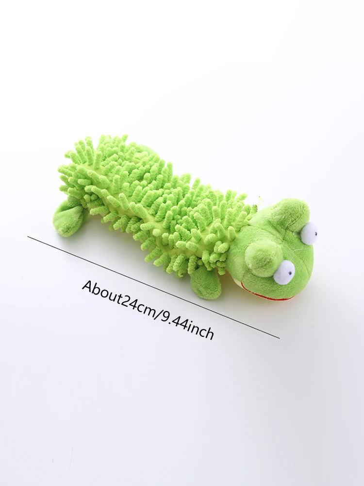 Squeaky Plush Dog Toy With Teething Sound For Daily Fun