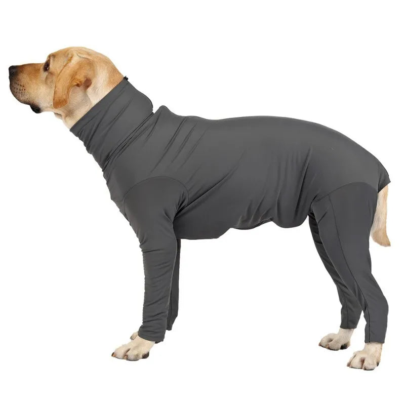 Long-Sleeved One-piece Pet Pajamas 4-Legged Pet Clothing Post-Surgery Recovery Shirt Dog Anxiety Relief Outdoor Pet Clothing