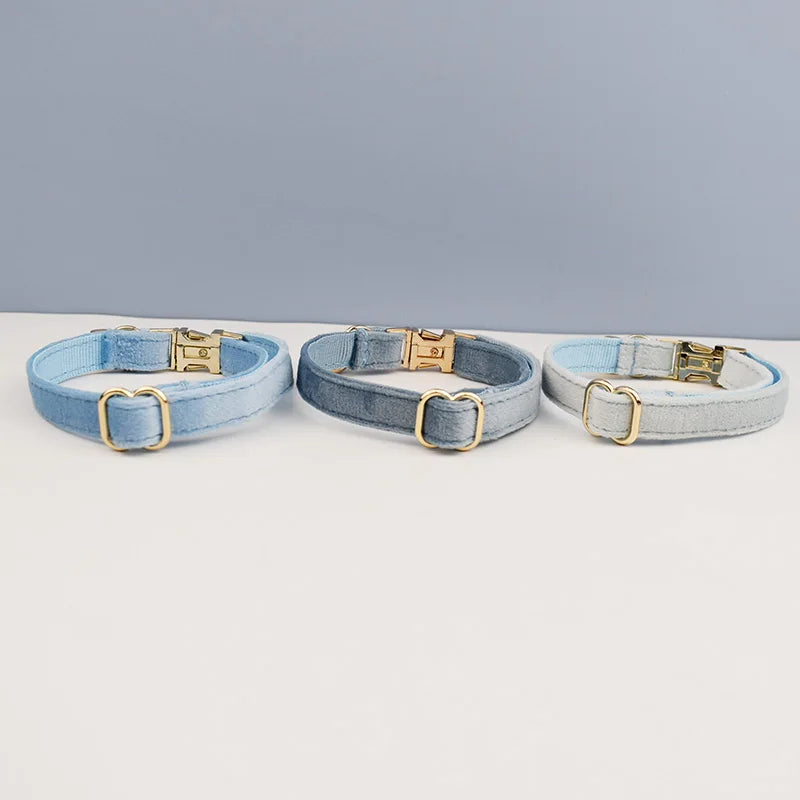 NONED Bowknot Cat Collar With Bell Engraving ID Tag