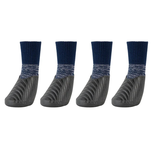 4Pcs/Set Dog Rain Shoes Anti Slip Sole Waterproof Cat Shoe Rubber Boots for Outdoor Footwear Socks Dog Foot Cover Protectors