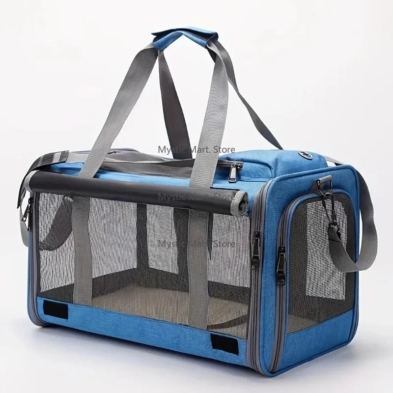 Breed Soft Sided Airline Pet Carrier for Dogs Travel Ready
